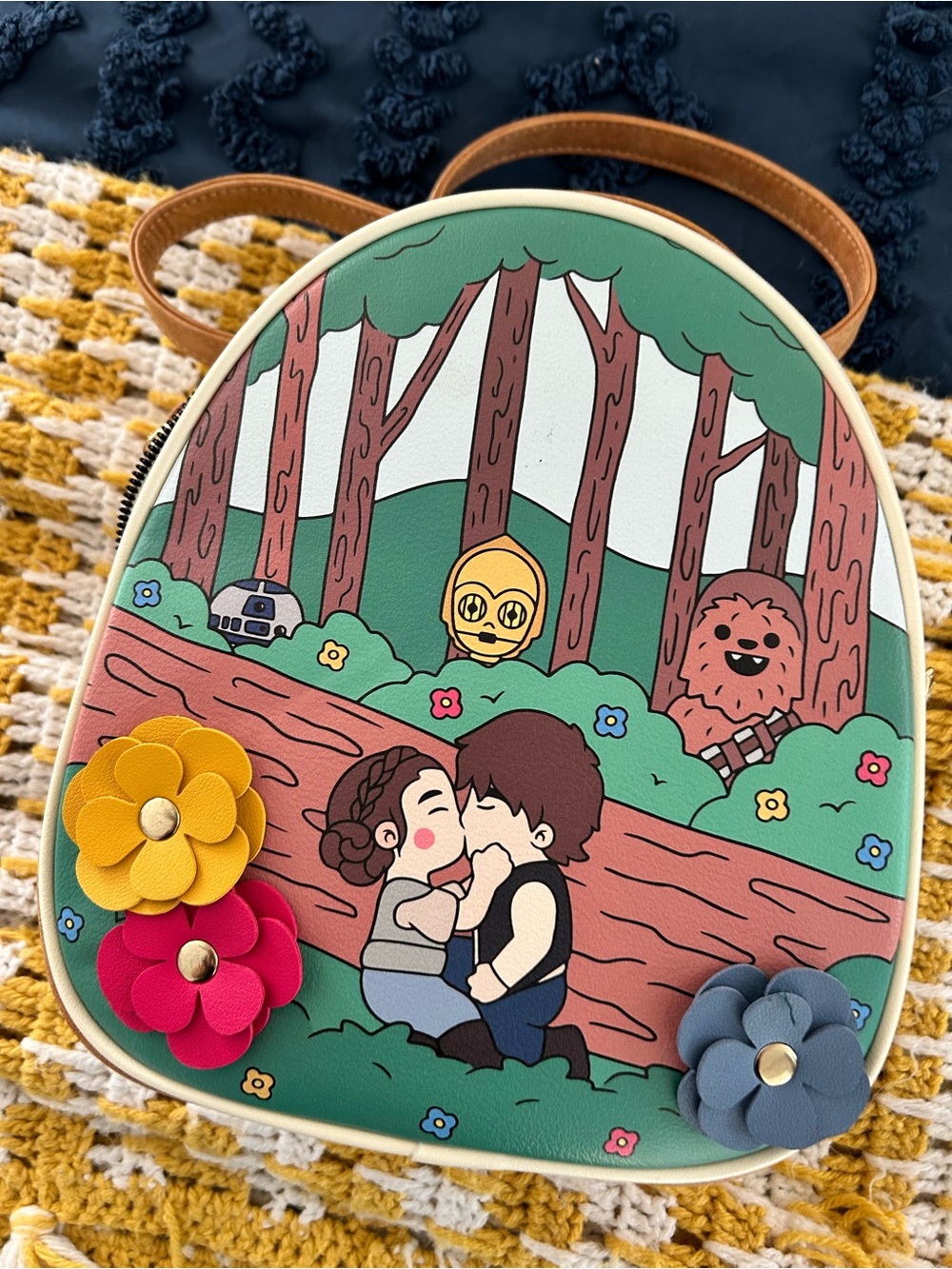 Star Wars Chibi Leia & Han in the Forest Mini Backpack - BoxLunch Exclusive